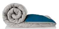  Relaxfeel 250 GSM Premium Luxury 5 Star Microfibre Reversible Soft Plain Quilted 90x100 Inch Double Bed Comforter / Quilt / Duvet / Razai / Rajai (  Blue/ Grey  ) - Free Size,  Blue/ Grey ,  Microfiber,  Rajai, Pack of1